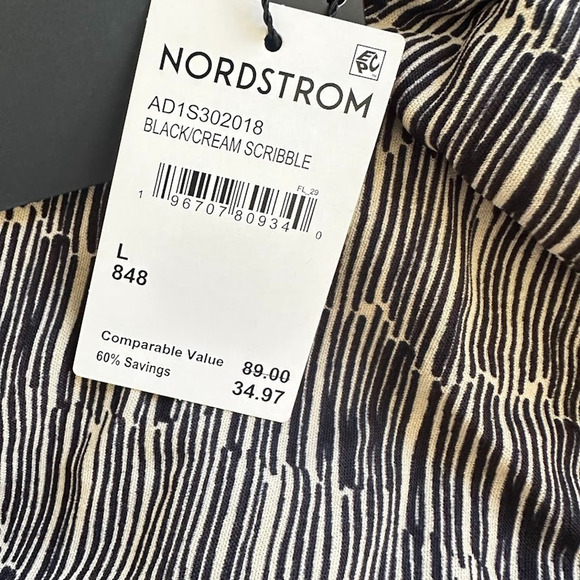 Adrianna Papell Long Tiered Skirt Women’s Large Maxi Flowy Boho Drawstring NEW - Picture 7 of 8